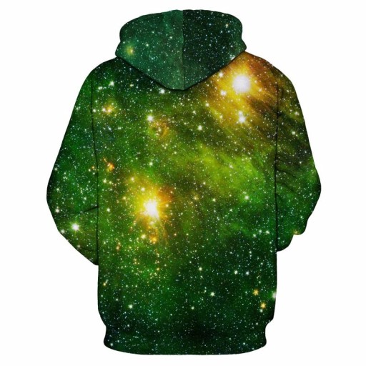 Толстовка C10 Space Stars Aurora Borealis 3D — XL