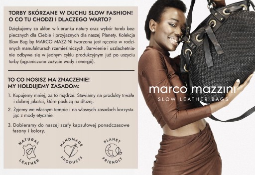 Torebka damska kuferek SKÓRZANY Marco Mazzini