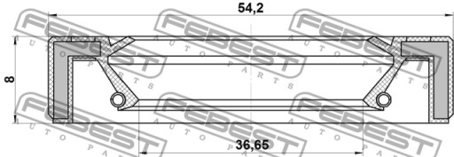 УПЛОТНИТЕЛЬ ВАЛА для SUZUKI SWIFT III 1.3 1.5