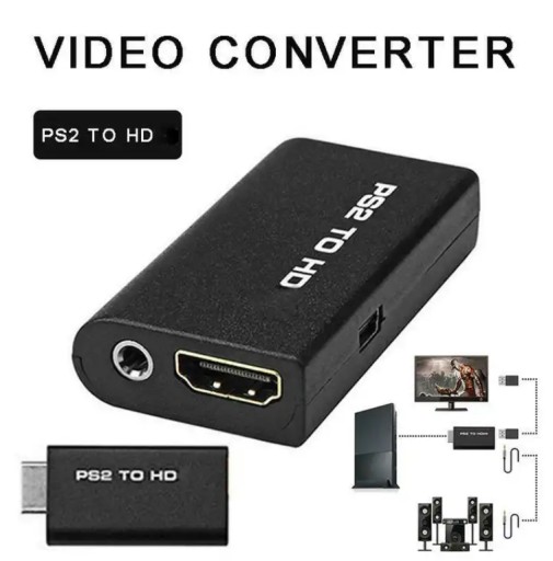 АДАПТЕР КОНВЕРТЕР PS2 В HDMI 1080p