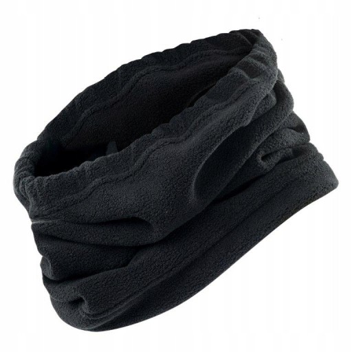 HI-TEC KOMIN POLAROWY CHUSTA Bandana Czapka polar ARAS ciepły CZARNY