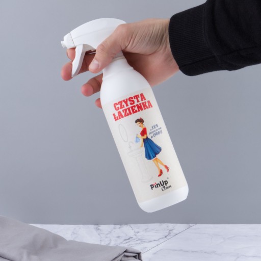 Parawan wannowy na wannę składany 110L szkło brąz + pianka czyszcząca PinUp