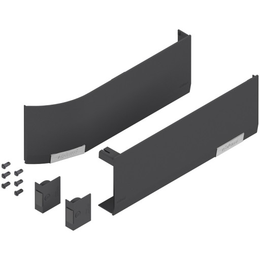BLUM 23.8000 Комплект насадок AVENTOS HF/HS/HL верх темно-серый SERVO-DRIVE