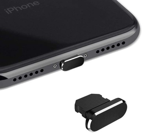 4X ZAŚLEPKA ZATYCZKA PRZECIW KURZOWI IPHONE DO PROTU ZŁĄCZA LIGHTNING APPLE