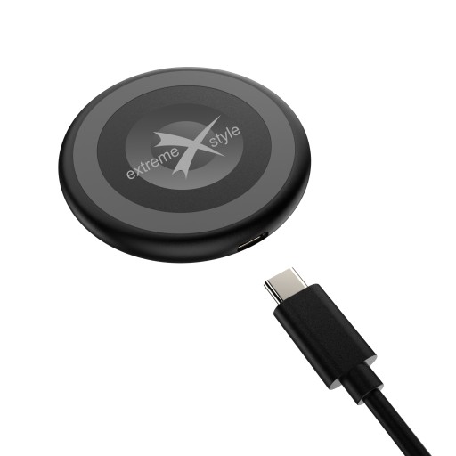 ИНДУКТИВНОЕ ЗАРЯДНОЕ УСТРОЙСТВО – MAGSAFE – QI – 15 Вт + USB-КАБЕЛЬ 2 М – WR-3IN1 – ЧЕРНЫЙ