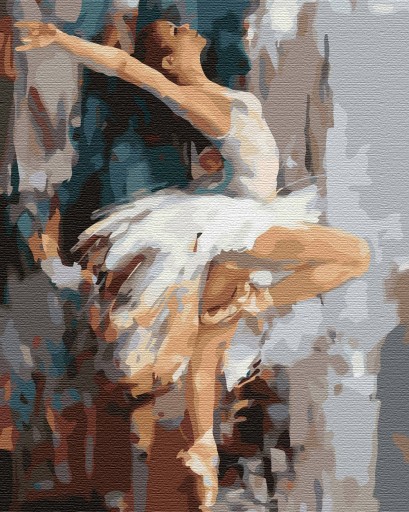 Живопись живопись после номеров на Krosno Artnapi White Swan Balleerina
