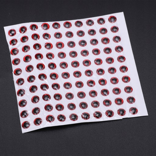 100шт Рыбьи глаза 5мм Прочный 3D Круглый