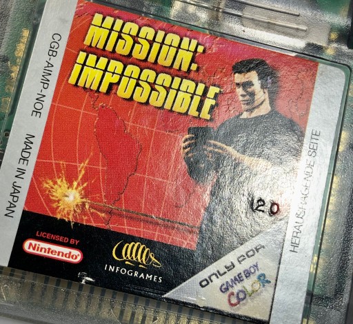 МИССИЯ НЕВЫПОЛНИМА Game Boy Color Nintendo РЕТРО