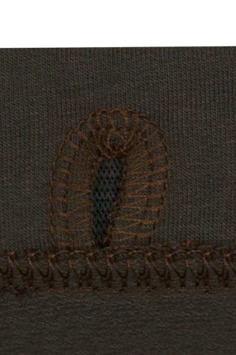 Eleganckie spodnie z wygodnej dresówki NA CHRZEST 62 brązowe