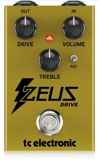 Zeus Drive Динамический гитарный эффект Overdrive Booster TC Electronic