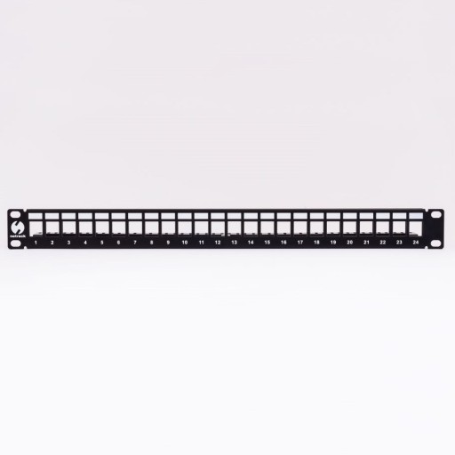 Панель Netrack Patch Keystone, 19 дюймов, 24 порта UTP, пустая