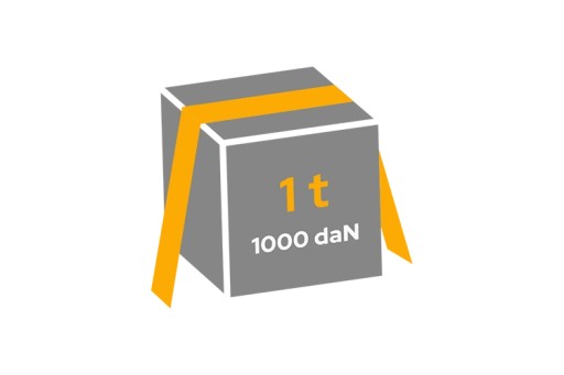 Pas transportowy z napinaczem 2M/25mm/1T pasy transportowe mocujące ładunek