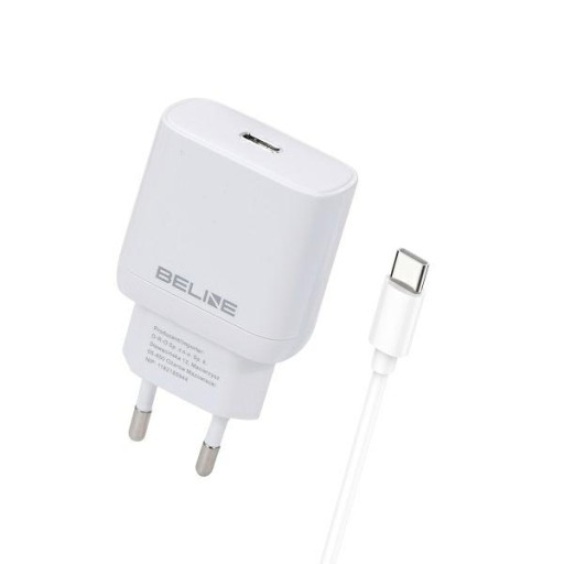 Настенное зарядное устройство QC PD GaN USB-C 25 Вт + кабель Type-C, быстрое и прочное