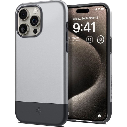 Чехол для iPhone 15 Pro, Spigen Style Armor MagFit for MagSafe, стиль ретро