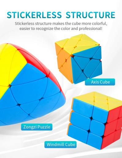 [Ecube] Moyu Magic Cube Pyraminx Skewb Windmill Polaris Kilominx Megaminx