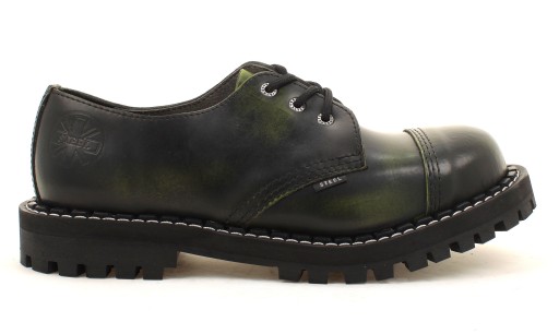 GLANY STEEL KHAKI/CZARNY 3-DZIURY 101/O/KHA/B 39