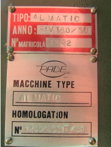 Сверлильно-пробивной станок PADE 4L MATIC
