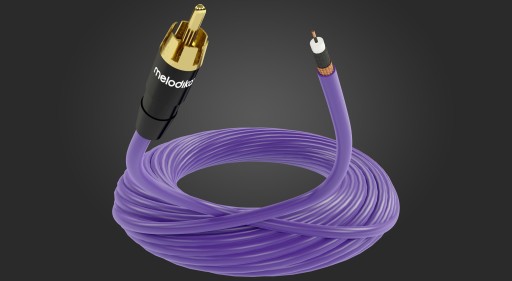 КАБЕЛЬ ДЛЯ САБВУФЕРА MELODIKA MDSW90 PURPLE RAIN RCA - RCA CINCH OFC 9 м
