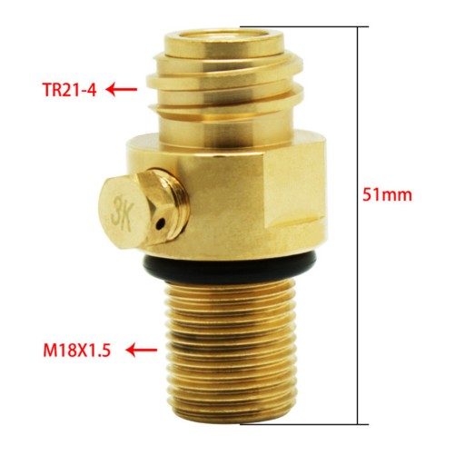 CQ Резьба M18*1,5 до TR21-4 для переходника клапана на