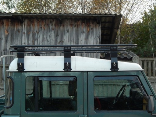 Land Rover Defender 130 Багажник на крышу с сеткой, площадкой для палатки и корзиной