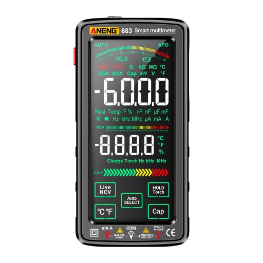 ANENG 683 6000 отсчетов большой цифровой мультиметр с