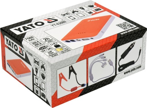 ПУСКОВОЕ УСТРОЙСТВО POWER BANK 7500MAH YT-83080