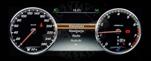 MERCEDES W205 C-CLASS ПОЛЬСКОЕ МЕНЮ LECTOR REGION