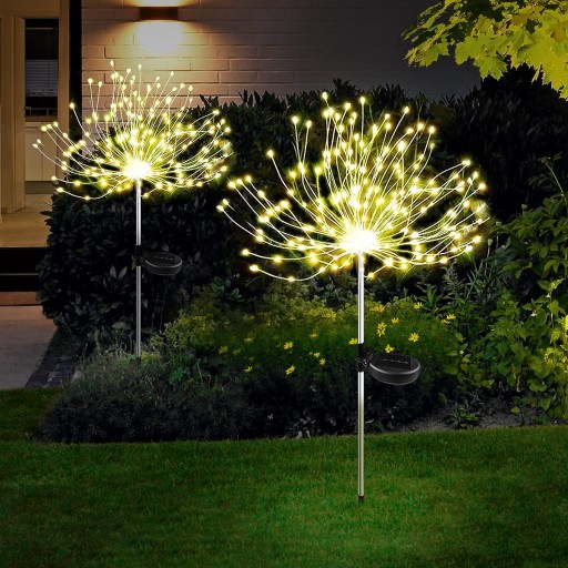 4x СОЛНЕЧНАЯ ЛАМПА ДЛЯ САДА ДЕРЕВО ОДУВАНЧИК 150 LED
