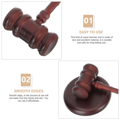 Судья Gavel Court Block Gavel Игрушка для косплея