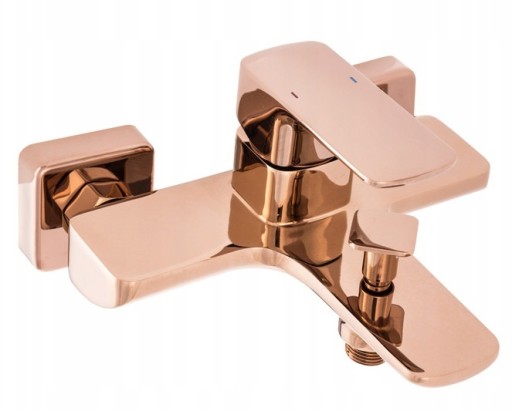 СМЕСИТЕЛЬ ДЛЯ ВАННЫ CARO GOLD, РОЗОВОЕ ЗОЛОТО, ROYAL CUBI