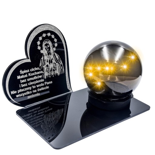 СОЛНЕЧНАЯ СВЕЧА LED СТАТУЭТКА ДЛЯ КЛАДБИЩА МОГИЛА БОЛЬШАЯ ДЕНЬ МАТЕРИ