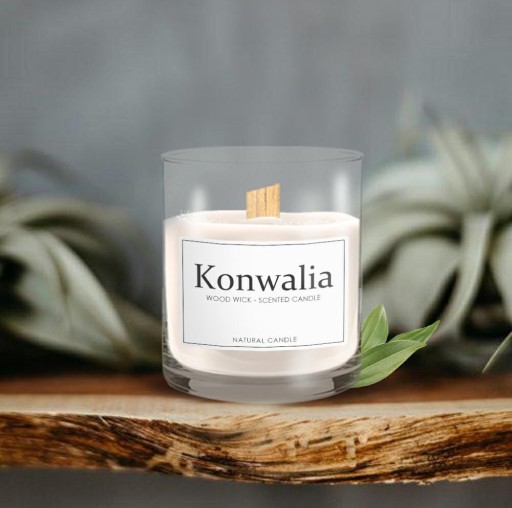KONWALIA- SOJOWA ŚWIECZKA ZAPACHOWA W SZKLE