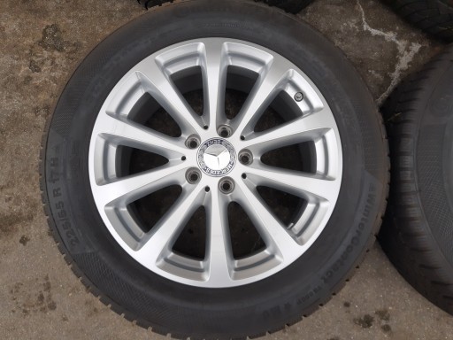 MERCEDES E W213 ЗИМНИЕ КОЛЕСА ДИСКИ ШИНЫ 225 55 17 CONTINENTAL WINTER TS850P