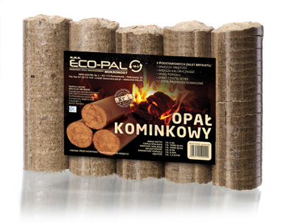 Брикеты ECOMAX, упаковка из фольги 6кг - 5 шт Eco-Pal