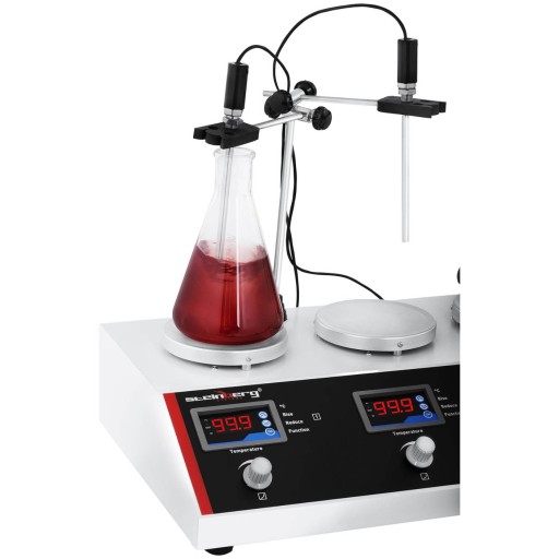 MIESZADŁO MAGNETYCZNE CYFROWE WYŚWIETLACZE 870 W 99°C TIMER 6 PLATFORM