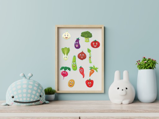 Набор магнитов на холодильник MERRY VEGETABLES 2 13 шт.