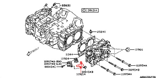 ДАТЧИК ФАЗ ПЕРЕМЕННЫХ ФАЗ SUBARU 2.5 3.0