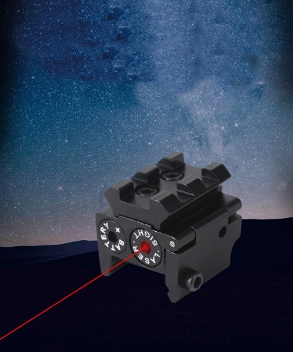 Лазерный прицел RED DOT красный Laser Picatinny Weaver 22mm ASG L12