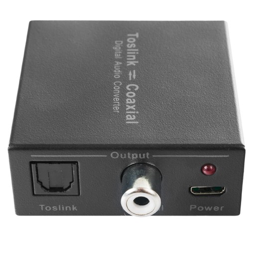 Двунаправленный оптический преобразователь Коаксиальный адаптер Toslink SPDiF 2x RCA