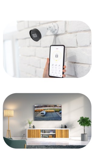 КОМПЛЕКТ НАРУЖНОГО МОНИТОРИНГА POE P2P 6 IP КАМЕР 8MPX 4K ЧЕРНЫЙ С IR30m