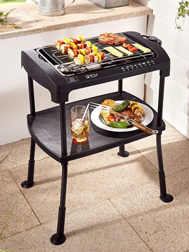 ЭЛЕКТРИЧЕСКИЙ НАСТОЛЬНЫЙ ГРИЛЬ BBQ BOSS 2000ВТ