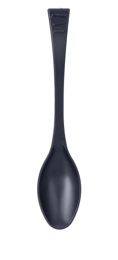 Ложки многоразовые черные STRONG THICK 40 шт 15 см ПРЕМИУМ