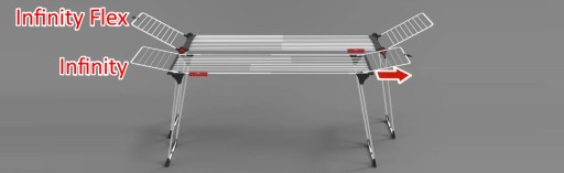 Сушилка VILEDA Infinity XXL с выдвижными колесами