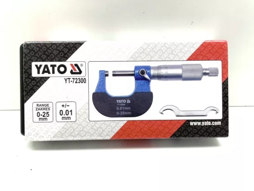 МИКРОМЕТР ЯТО 0-25ММ YT-72300