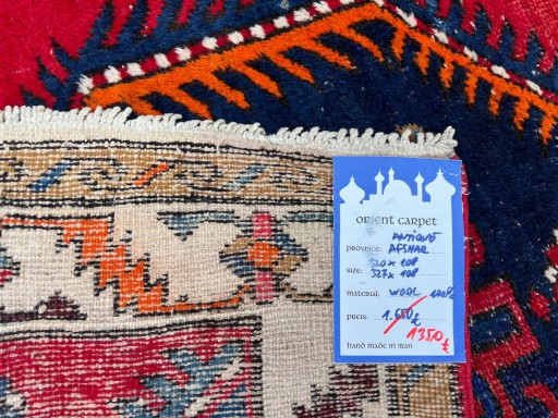 100lat IRAN VINTAGE CHODNIK AFSHAR 320x108 gal8tys