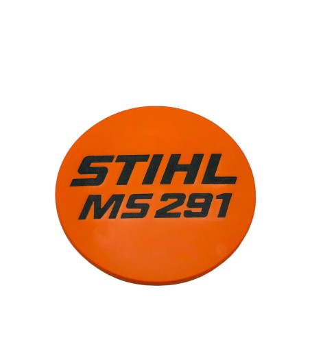 TABLICZKA Z TYPEM URZĄDZENIA STIHL DO PILARKI PIŁY MS 291 ORYGINAŁ