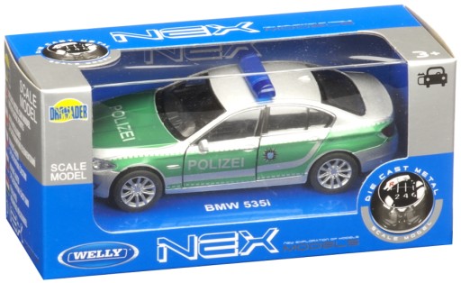WELLY METAL CAR BMW 535i ПОЛИЦЕЙСКАЯ АВТОМОБИЛЬ