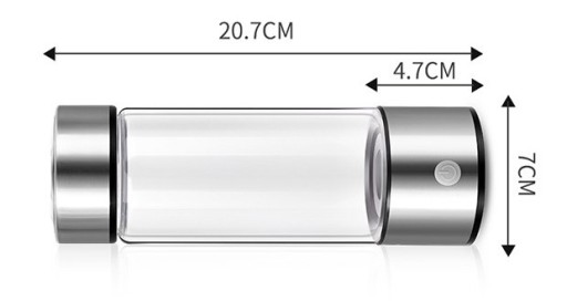 Генератор водорода H2 DETOX, ионизатор воды GLASS
