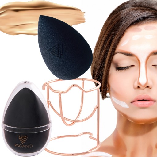PAGANO BLENDER BEAUTY MAKEUP СПОНЖ ДЛЯ МАКИЯЖА ХОРОШО НАНОСИТ МЯГКУЮ ОСНОВУ