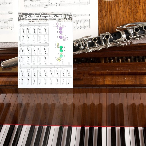 ПЛАКАТ CLARNETT CHORD РУКОВОДСТВО ПО ИЗУЧЕНИЮ ХОРА CLARNET